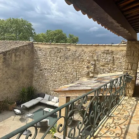 Charming, Arty & Cozy Medieval Village Farmhouse, Air Conditioning, Pool, Tranquility, & Views 빌라 Saint-Victor-des-Oules