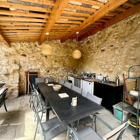 Charming, Arty & Cozy Medieval Village Farmhouse, Air Conditioning, Pool, Tranquility, & Views Villa Saint-Victor-des-Oules